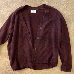 Medium Old Navy cardigan in eggplant (super soft)